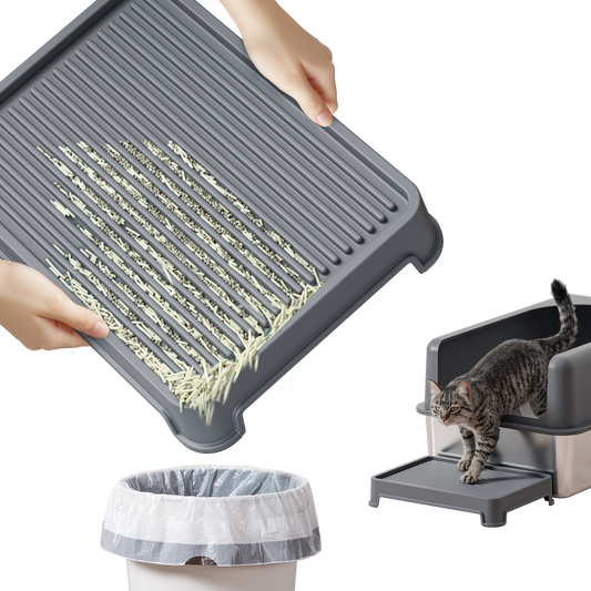 Universal Cat Litter Trap Mat Easy Clean Entry Exit For Cats Kittens Suitable All Litter Box Types Including Automated Models